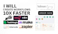 create n8n automation, n8n ai, make com automation, zapier automation, made com