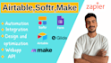 be your airtable,softr,glide,make,zapier assistant