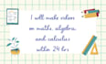 Make videos on maths, algebra, and calculus within 24 hrs by ...