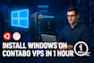 install windows on contabo vps within 1 hour