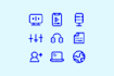 design a minimal and simple line icons