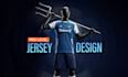 design a professional custom football or soccer jersey