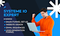 design sales funnel on systeme io with email automation