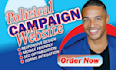 design a professional political campaign website design using wordpress