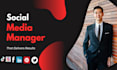 be your social media marketing manager