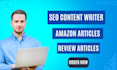 do amazon affiliate and reviews articles