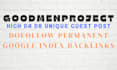 do SEO guest post on goodmenproject with dofollow backlinks
