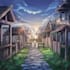 do anime background and environment art