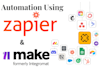 do integration or automation using zapier and make com