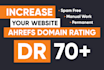 increase dr ahrefs dr increase of your website