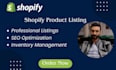 be your shopify product listing and data entry specialist