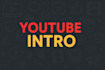 create a 2d custom youtube intro and outro video