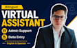 be your bilingual virtual assistant for data entry