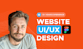 design a website for real estate, construction, logistics, healthcare in figma