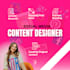 be your social media content designer