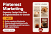 create pins and boards as a pinterest marketing manager