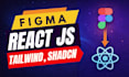 convert figma to html, figma to react using tailwind css