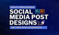 create social media post graphics, social media post design