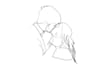 draw a custom line art tattoo design
