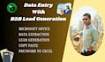 do lead generation with copy paste on excel or google sheet