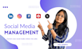 be your social media manager to grow traffic and engagement
