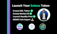create your sol token in 24 hours and launch liquidity pool