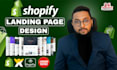 design shopify landing page, pagefly landing page, webflow,wordpress,wix website
