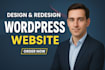 create wordpress website development, responsive website, business website