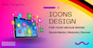 design a unique, simple and modern custom icon set