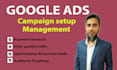 google ads PPC campaign setup and optimization