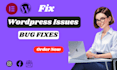 wordpress issues, errors, bugs, CSS, provide wp help