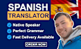 Translate english to spanish with perfect grammar by Gonzaloasg | Fiverr