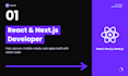 be your react, next js developer