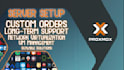 setup proxmox, configure vms and containers, setup domains ovh voxility etc
