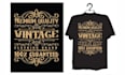 awesome vintage typography tshirt design