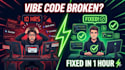 vibecode or fix errors, bugs and cleanup your loveable, replit,base44, bolt apps
