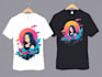 create a custom illustrated t shirt design