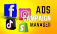 do facebook ads campaign, instagram ad campaign, google ad setup