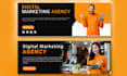 design website header, website hero image, web banner design