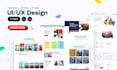 do modern website ui ux design and mobile app ui ux design