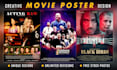 make creative movie poster design, film poster