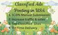 create top classified ads sites posting manually in USA
