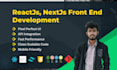 be your front end developer with reactjs nextjs tailwindcss