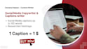 be your creative social media copywriter and captions writer