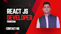 be your front end developer, html,css, react js, and bootstrap