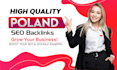 build dofollow poland SEO backlinks polish premium link building
