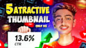 create attractive youtube thumbnail