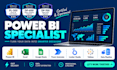 make power bi reports, dynamic data dashboards and data visualizations