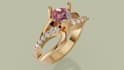 create professional 3d ring cad design in rhino, matrix