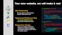 make your website project become real